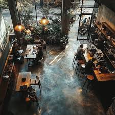 Cozy cafe interior